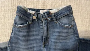 Risen Jeans Faux Foldover Wide Leg jeans thumbnail 5