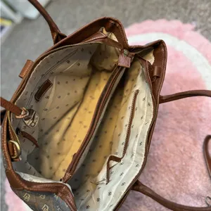 Dooney & Bourke Brown and Blue Tote thumbnail 3