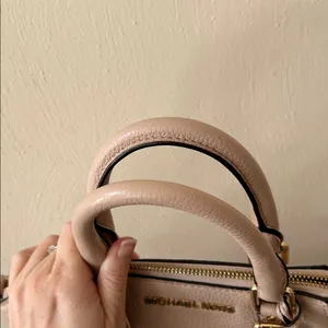Michael Kors Blush Leather Satchel thumbnail 9