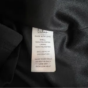 NWT Lulu’s Disco Baby Black Sleeveless Rhinestone Mini Dress‎ Sz XL thumbnail 6