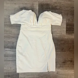 SELFIE LESLIE Oui Madame Off The Shoulder Mini Dress thumbnail 4