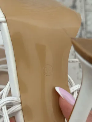 shein white wrap heels thumbnail 8