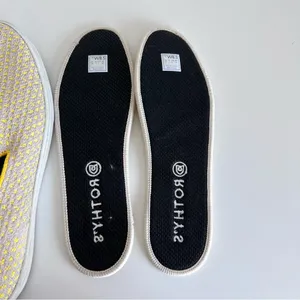 Rothy's‎ Shoes The Original Slip On Sneaker Sunshine Honeycomb Retired thumbnail 9