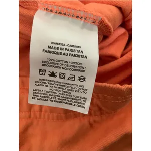 Nike Women’s Cotton Acid Wash Orange Fleece Lightweight Joggers L Athleisure thumbnail 10