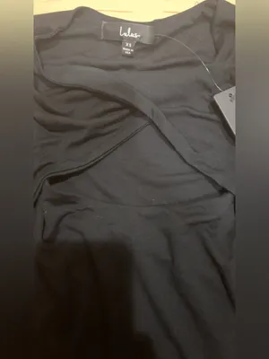 Lulu’S Trendy Twist Black Twist-Front Long Sleeve Bodysuit thumbnail 5