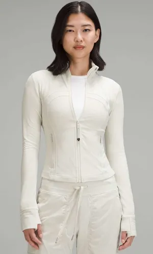 lululemon athletica Define Cropped Fitted Zip Jacket Bone Size 2 thumbnail 1