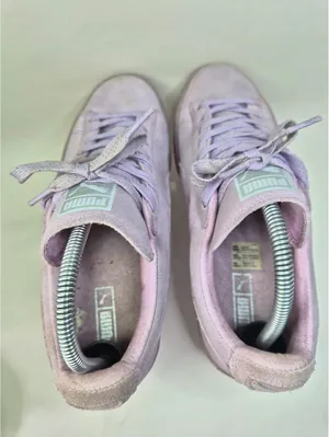 Puma Suede Womens 9 Classic Sneakers Shoes Purple Lavender thumbnail 6