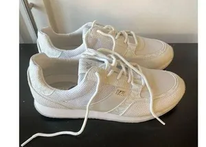 Women's Michael Kors Casual Textured Mesh Low Top Sneakers White LS23B 8.5 thumbnail 1