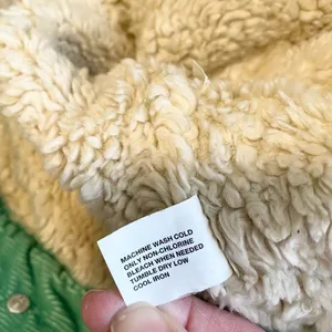 Gap Women's Mint Green Western Corduroy Faux Fur Lined Button Up Jacket thumbnail 8