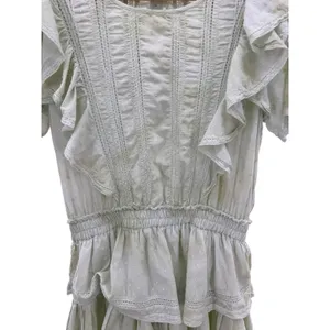 LoveShackFancy Natasha‎ Heritage Mini Dress L Cottagecore Boho Cowgirl Romantic thumbnail 7