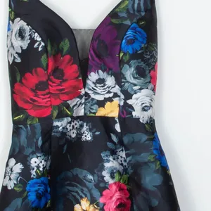 Sequin Hearts Womens Floral Hi Low‎ Sleeveless Cocktail Dress Size 3 Whimsigoth thumbnail 2