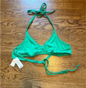 Green Aerie scoop halter bikini top thumbnail 2
