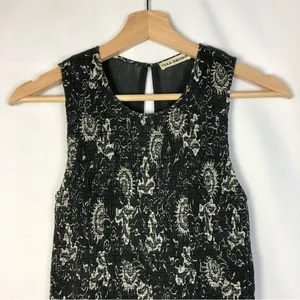Ulla Johnson‎ Gili Gray & White Floral Smocked Midi Dress 4 thumbnail 8