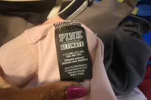 PINK Victoria's Secret Ultimate sports bra pink on bottom band in pink size large. thumbnail 8