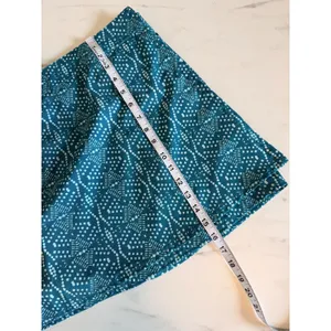 RipSkirt Hawaii Teal‎ Geometric Wrap Mini Skirt Quick Dry Adjustable Medium thumbnail 9