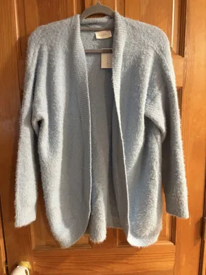 Mia & Tess Size Medium (M) Soft Fuzzy Open Front Cardigan Sweater thumbnail 1