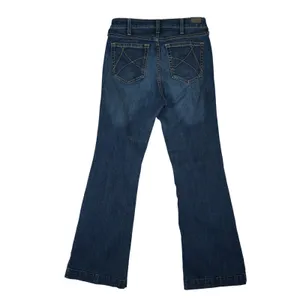 Ariat Slim Trouser Jeans Women 30R Blue High Rise Ella Wide Leg Western Cowgirl thumbnail 3
