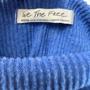 Free People Main Squeeze Hacci in Blue‎ Size Medium thumbnail 4
