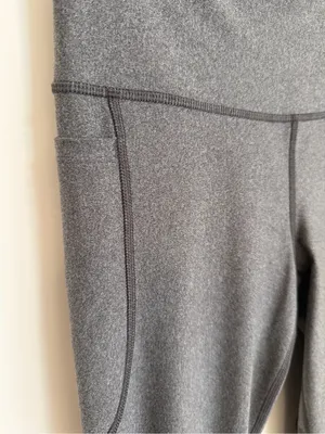 Under Armour Charcoal High-Waist Performance Leggings thumbnail 2