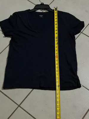 Madewell Women Minimalist Black Crewneck Tee Basic size M‎ thumbnail 7