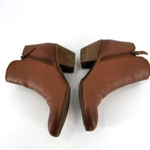 Frye Judith Zip Ankle Bootie Whiskey Cognac Brown‎ Size 7 Double zipper boot thumbnail 5