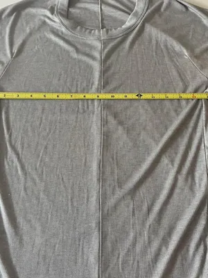 Uniqlo Alexander Wang Heattech Gray Long Sleeve Women's Top Size Medium thumbnail 6