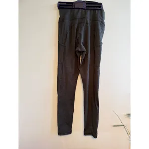 Offline by Aerie The Hugger Leggings Womens Medium Gray High Rise‎ Side Pockets thumbnail 2