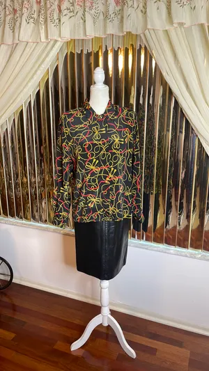 Phoenix Vintage  Leather Skirt thumbnail 4