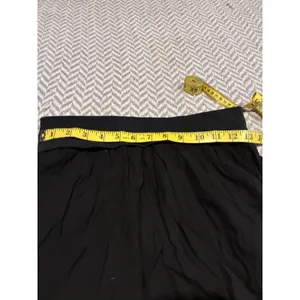 Hard Tail Women's Black Harem Foldover Waist Capris Sz Small thumbnail 9