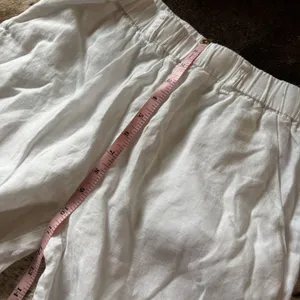 QUINCE White Linen Pull On Pants Size XS Costal Vacation‎ thumbnail 5