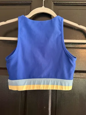 Wilo Ribbed sports bra Blue Size XS thumbnail 3