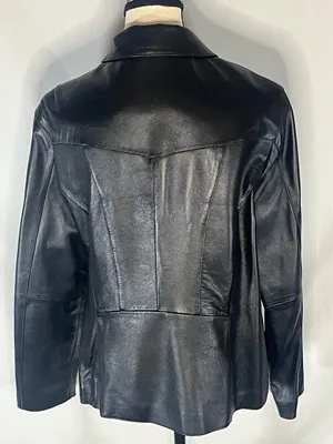 Wilson’s Leather Maxima Vintage Full Zip Weatern Yoke Women’s Leather Jacket XL thumbnail 4