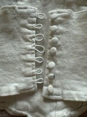 Adika White/Cream corset  thumbnail 3