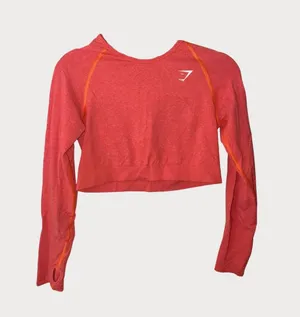 Gymshark Top Long Sleeve Seamless Crop thumbnail 1