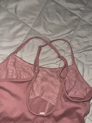 Victoria’s Secret PINK Dusty Rose Romper • Strappy Back • Size M thumbnail 5