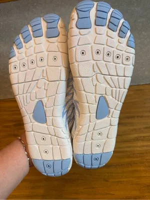 Hike Footwear HF LoraxPro Barefoot Shoes White Blue Zero Drop Wide Toe Size 10 thumbnail 8