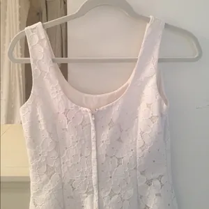 Lilly Pulitzer white eyelet floral shift dress thumbnail 3