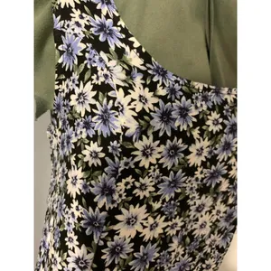 American Eagle Sundress Daisy Floral Pattern Blue Medium thumbnail 4