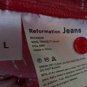 Reformation Jeans‎ Denise Fiji Midi Dress Sz L thumbnail 7