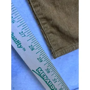 Levi's‎ '94 Baggy Corduroy Pants Womens 32 Tan High Rise Wide Leg A3510-0027 thumbnail 8