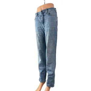 Hollister Women's Blue Medium Wash High Rise Straight Leg Denim Jeans Size 29 thumbnail 4