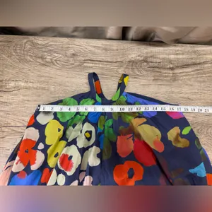 Anthropologie WHIT TWO Floral Halter Midi Dress‎ size xs thumbnail 7