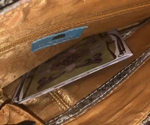 Kathy Van Zeeland Snake Skin Print Shoulder Bag thumbnail 3