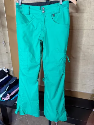 Burton Special Blend Kelly Green Snowboard Ski Pants XS Waterproof Insulated thumbnail 2