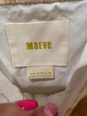 Maeve Pale Yellow Button-Front Mini Sundress thumbnail 2