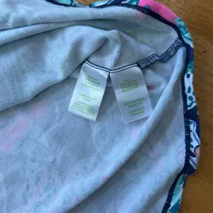 Lilly Pulitzer Tammy Dress Small S Bright Navy Sway This Way Floral Fish UPF 50+ thumbnail 12