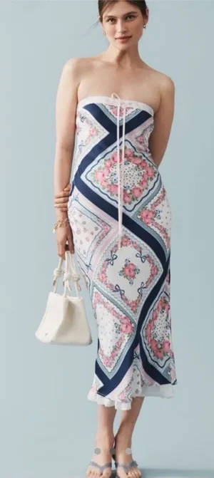 NWT for love and lemons Daisy Mae midi dress size large‎ thumbnail 1