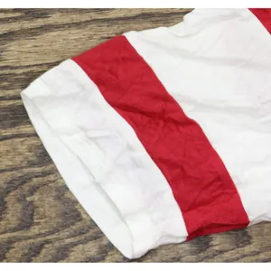 NWT Rebellious One Knit Football T-Shirt Top American Beauty Red / White XL thumbnail 8