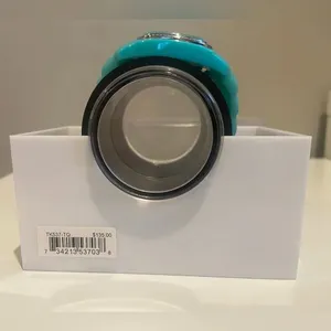 TKO Square‎ Face Watch with Silicone and Rhinestones Aqua Blue EUC thumbnail 4