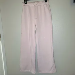 Abercrombie & Fitch Lounge Light Pink Wide Leg Sweatpants Women’s Size Small thumbnail 2